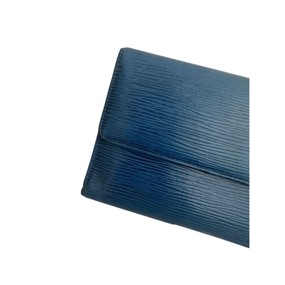 LOUIS VUITTON Womens Blue Epi Leather Long Clutch Wallet - Picture 2 of 14